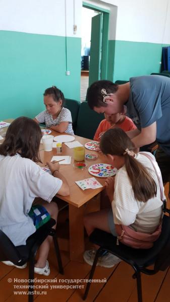 Мастер-класс по художественной росписи «Татарский орнамент» для детей села Аул-Бергуль