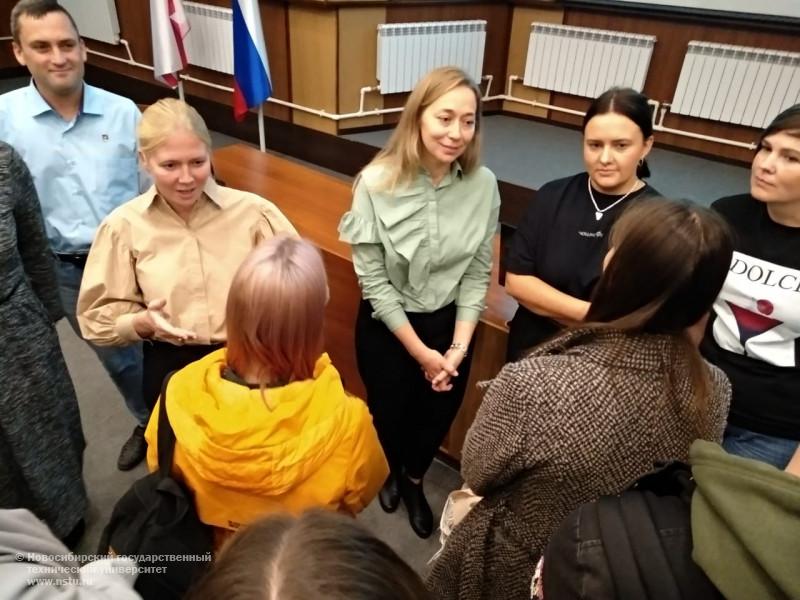 Встреча Дениса Иванова со студентами и преподавателями кафедры ТОПП НГТУ НЭТИ