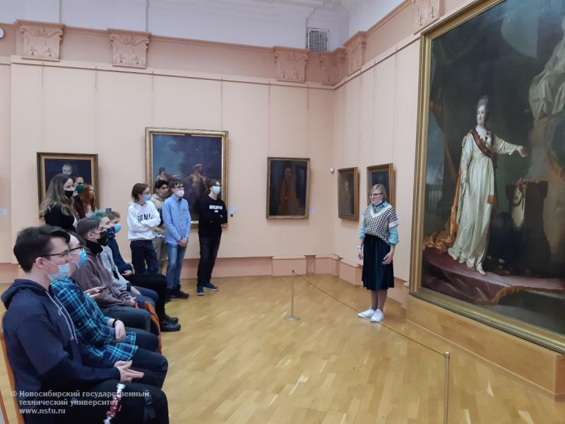 посещение Новосибирского художественного музея