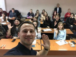 Виталий Буданцев на семинаре студентов МиС